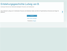 Tablet Screenshot of ludwigvanb-entstehungsgeschichte.blogspot.com