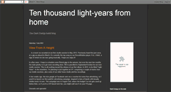 Desktop Screenshot of 10000lightyearsfromhome.blogspot.com