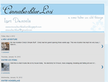 Tablet Screenshot of cinnabarbluelori.blogspot.com