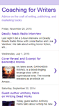 Mobile Screenshot of coachingforwriters.blogspot.com