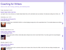 Tablet Screenshot of coachingforwriters.blogspot.com