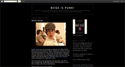 Desktop Screenshot of isbeigepunk.blogspot.com