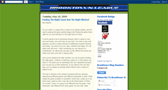 Desktop Screenshot of brooktownleague.blogspot.com