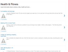 Tablet Screenshot of healthandfitness777.blogspot.com
