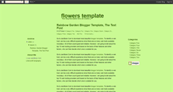 Desktop Screenshot of flowers-template.blogspot.com