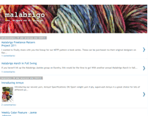 Tablet Screenshot of malabrigoyarn.blogspot.com