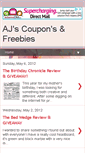 Mobile Screenshot of ajscouponsandfreebies.blogspot.com