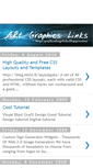 Mobile Screenshot of graphicsdesignlinks.blogspot.com