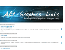 Tablet Screenshot of graphicsdesignlinks.blogspot.com