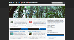 Desktop Screenshot of cooperacionambiental.blogspot.com