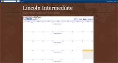 Desktop Screenshot of lincolnintermediate.blogspot.com