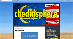 Desktop Screenshot of chedinsphere.blogspot.com