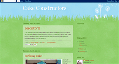 Desktop Screenshot of cakeconstructors.blogspot.com