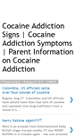 Mobile Screenshot of cocaine-addiction-signs.blogspot.com