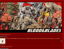 Tablet Screenshot of bloodandblades.blogspot.com