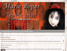 Tablet Screenshot of marieroper-marie.blogspot.com