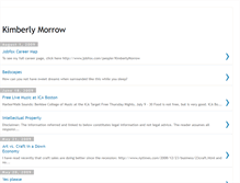 Tablet Screenshot of kimberlymorrow.blogspot.com
