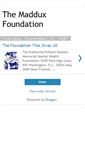 Mobile Screenshot of madduxfoundation.blogspot.com