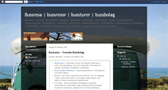 Desktop Screenshot of bussresa.blogspot.com