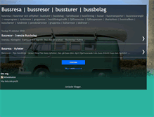 Tablet Screenshot of bussresa.blogspot.com