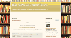 Desktop Screenshot of paulohenriquesoranz.blogspot.com