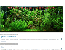 Tablet Screenshot of greenaquarium.blogspot.com