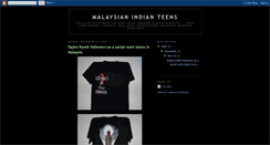 Desktop Screenshot of malaysianindianteens.blogspot.com