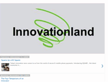 Tablet Screenshot of innovationland.blogspot.com