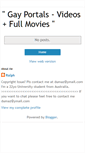 Mobile Screenshot of newgayportals.blogspot.com