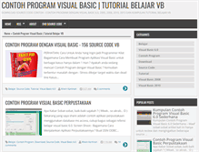 Tablet Screenshot of contohprogram-vb.blogspot.com