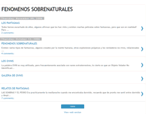 Tablet Screenshot of fenomenosobrenaturales.blogspot.com