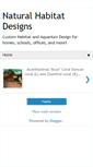 Mobile Screenshot of naturalhabitatdesigns.blogspot.com