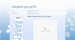 Desktop Screenshot of cheapestgasgrills.blogspot.com