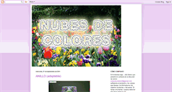 Desktop Screenshot of nubesdecolores08.blogspot.com
