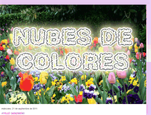 Tablet Screenshot of nubesdecolores08.blogspot.com