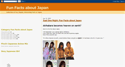 Desktop Screenshot of fun-facts-japan.blogspot.com