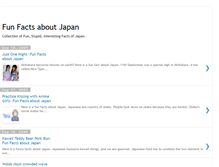 Tablet Screenshot of fun-facts-japan.blogspot.com