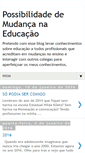 Mobile Screenshot of possibilidademudancablog.blogspot.com