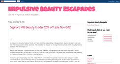 Desktop Screenshot of impulsivebeautyescapades.blogspot.com