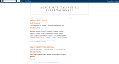 Desktop Screenshot of aereoporti.blogspot.com