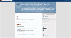Desktop Screenshot of globalpetmovers.blogspot.com