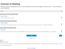 Tablet Screenshot of channelofhealing.blogspot.com