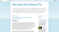 Desktop Screenshot of kannadahotactresspix.blogspot.com