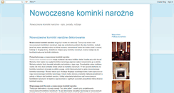 Desktop Screenshot of nowoczesne-kominki-narozne.blogspot.com