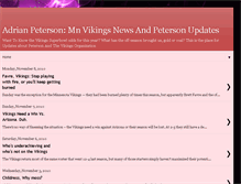 Tablet Screenshot of adrianpeterson-mnvikings-allday.blogspot.com