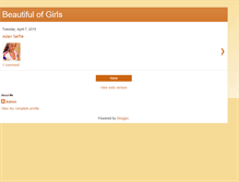 Tablet Screenshot of beautifulofgirls.blogspot.com