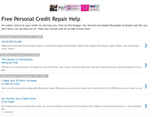 Tablet Screenshot of afreecreditrepair.blogspot.com