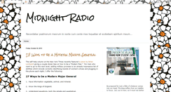 Desktop Screenshot of midnightradio86.blogspot.com