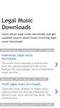 Mobile Screenshot of legal-music-downloads.blogspot.com