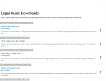 Tablet Screenshot of legal-music-downloads.blogspot.com